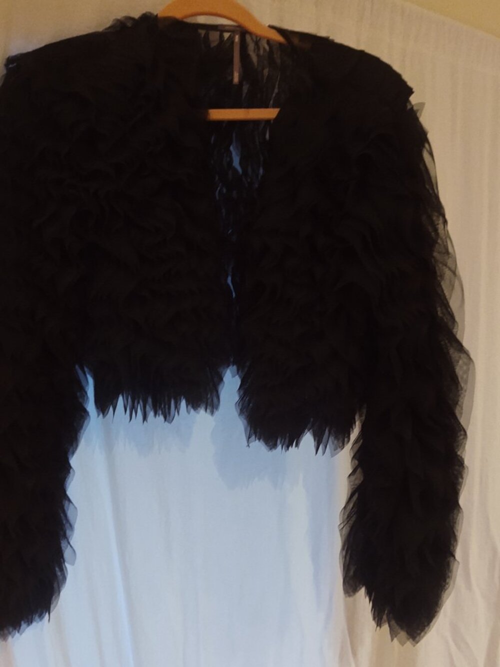Anthropologie tulle bolero jacket